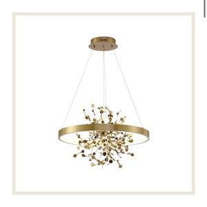 Modern Gold Orb Chandelier Pendant Light